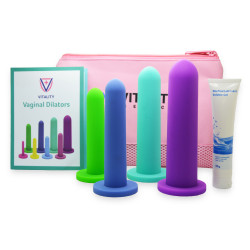 Silicone Dilators 4-Pack Sizes 5-8 Silicone Dilators for Women & Men Silicone Dilators 4-Pack Sizes 5-8 Silicone Dilators for Women & Men